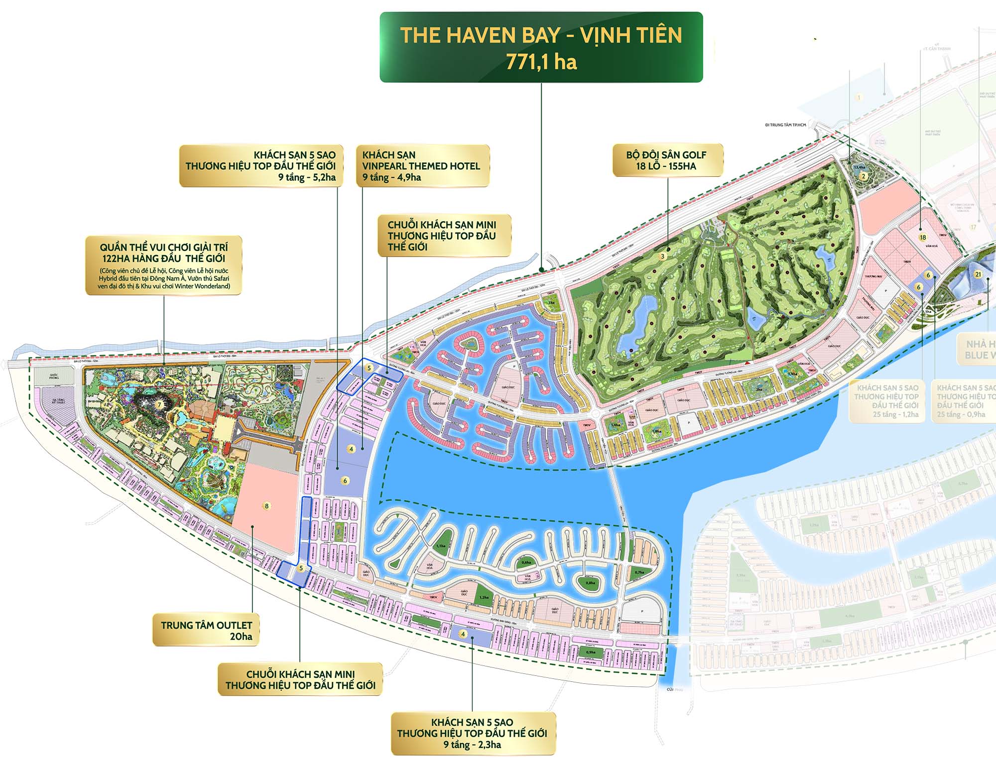 Tổng mặt bằng Siêu dự án Vinhomes Green Paradise – Cần Giờ